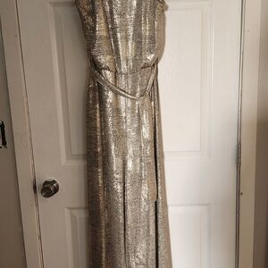 Vince Camuto Metallic Gold Dress